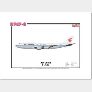 Boeing B747-8 - Air China (Art Print) Posters and Art